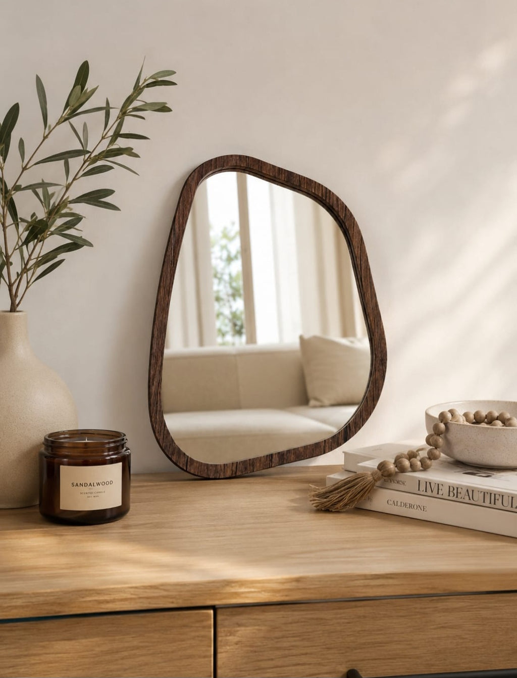 Vintage-Inspired Decorative Mirror