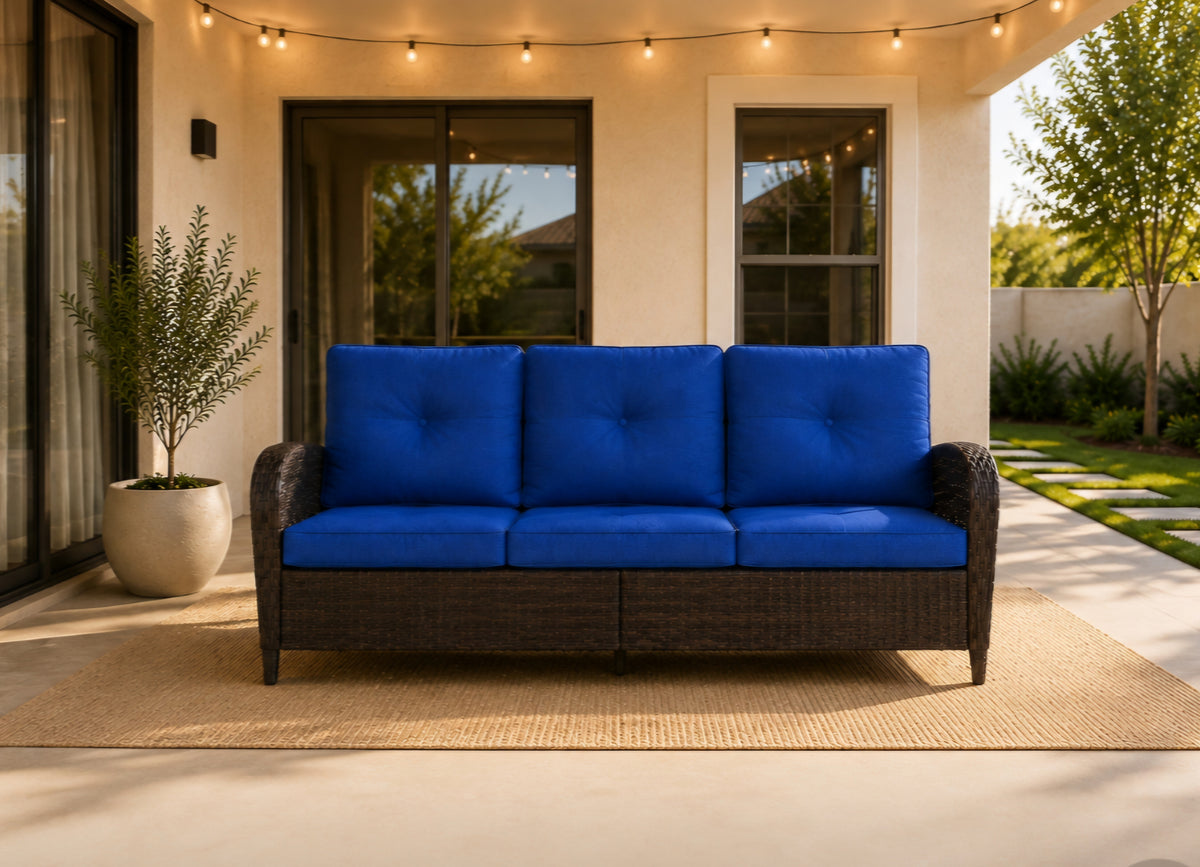 3-Seat Outdoor Patio Sofa