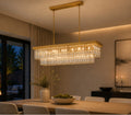 Gold Crystal Chandelier