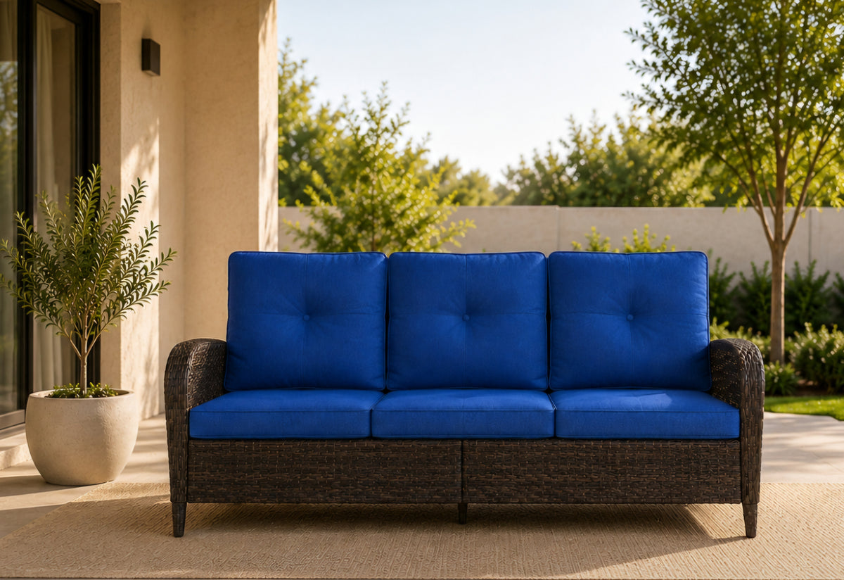 3-Seat Outdoor Patio Sofa